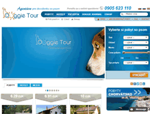Tablet Screenshot of doggietour.com
